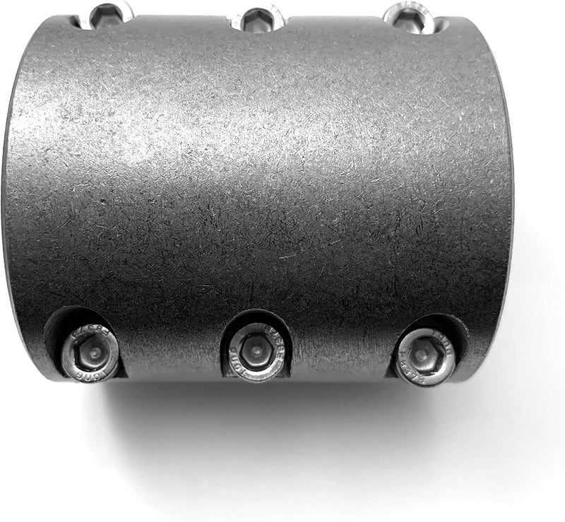 UTVDistribution Steel 1-1/2" Tube Clamps - Universal Roll Cage Mounts - Long 6 Bolt (4) - Silver - Image 4